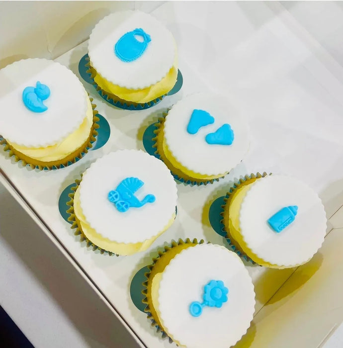 Baby Boy Cupcakes