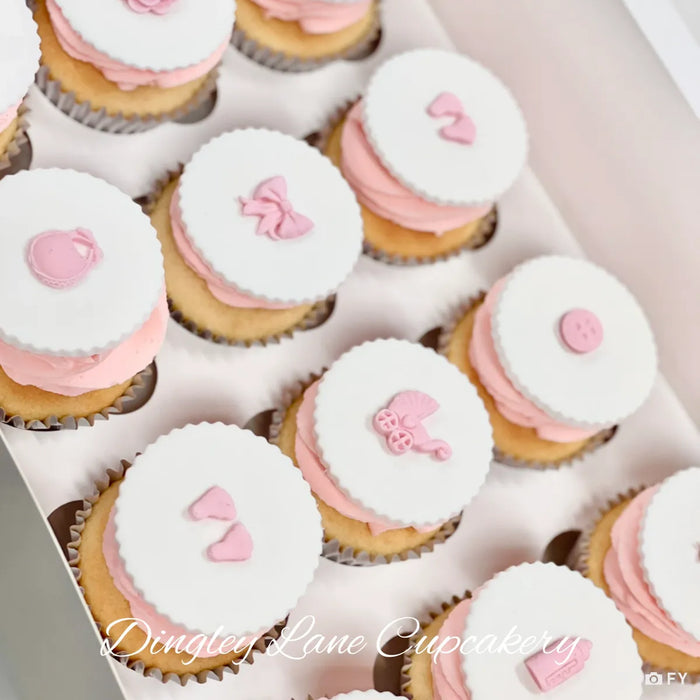 Baby Girl Cupcakes