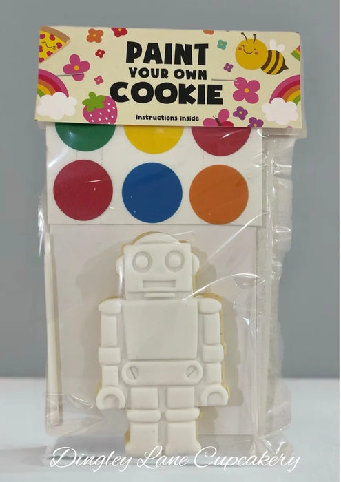 Paint Your Own Robot Cookie