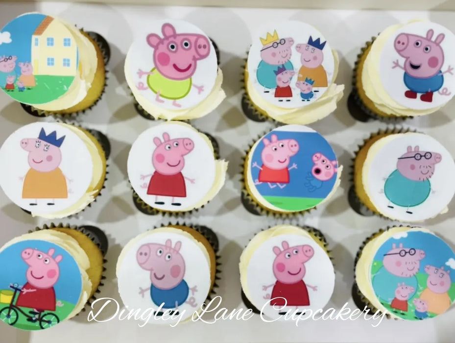 Peppa Pig Cupcakes