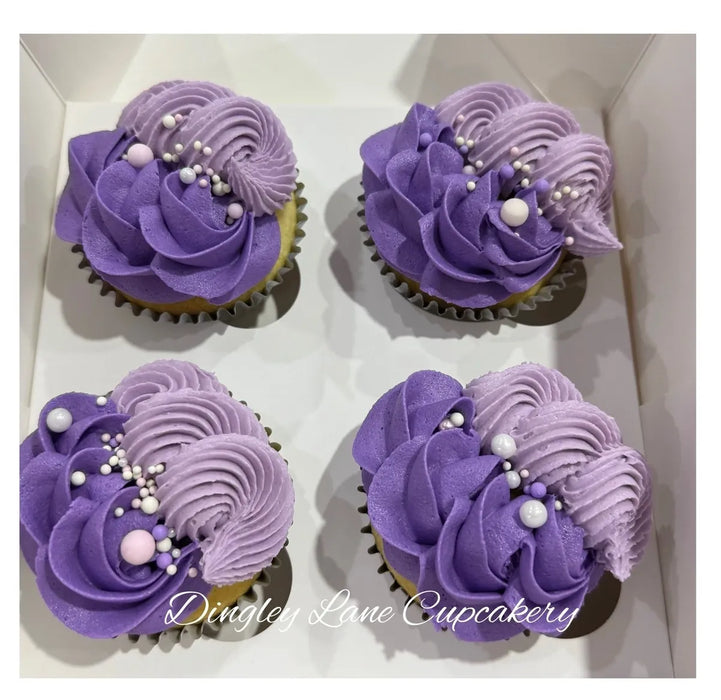 Purple Swirl Cupcakes