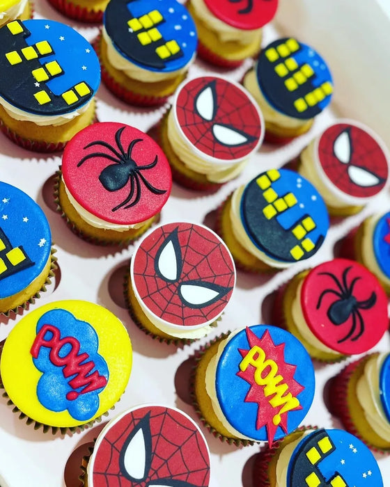 Spider Man Cupcakes