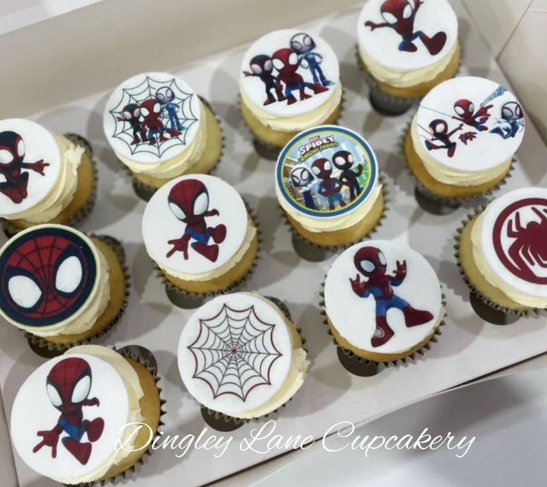 Spidey Cupcakes