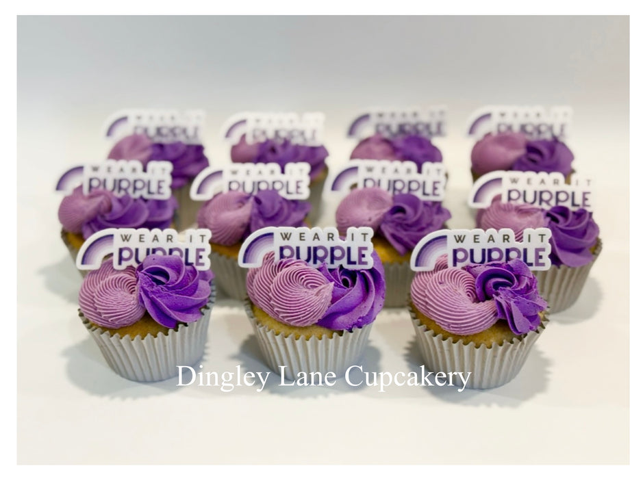 Wear It Purple Cupcakes