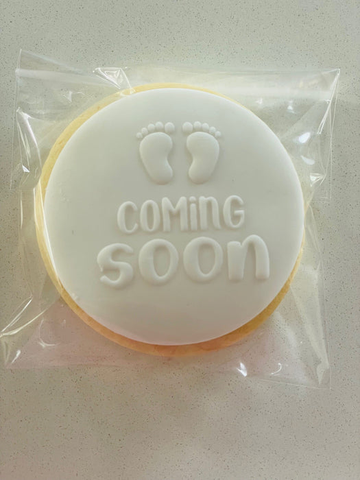 Baby Coming Soon Cookies