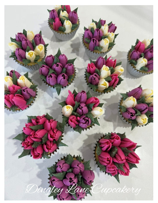 Tulip Garden Cupcakes